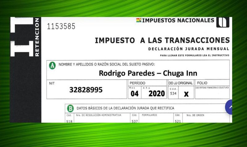 Formulario 410 ejemplo de llenado - Bolivia Impuestos Blog