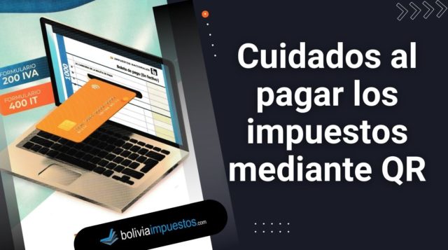 Cuidados al pagar los impuestos mediante QR