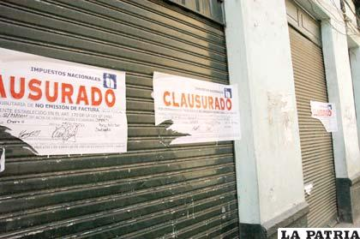 Clausura progresiva del SIN por no emisión de factura