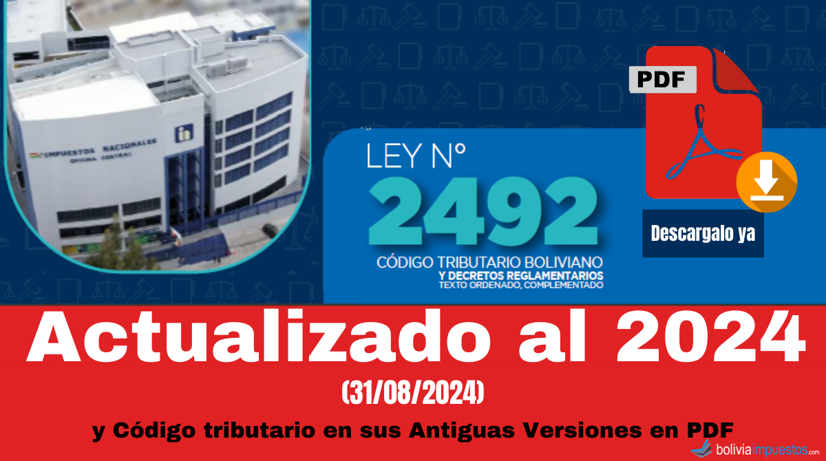 Código Tributario Actualizado y sus Antiguas Versiones