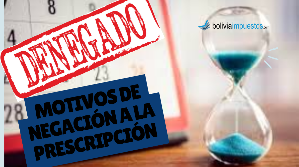 Motivos de negación a la prescripción