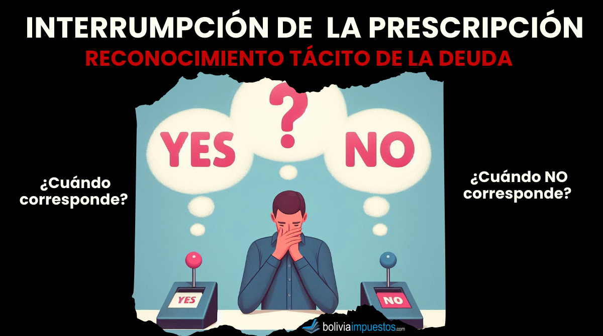 Reconocimiento tácito de la deuda que interrumpe la prescripción